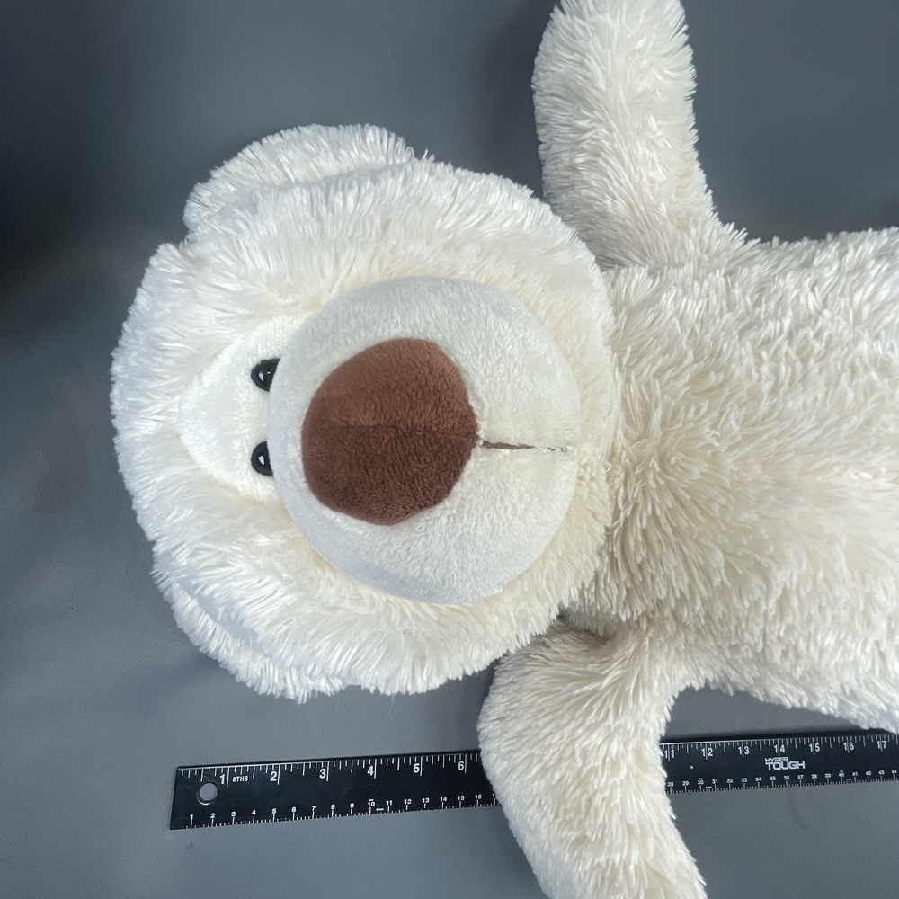 Ganz Plush Large Cream Stuffed Teddy Bear Brown Nose 18"-24" H10967 Ivory Plush - Picture 13 of 15